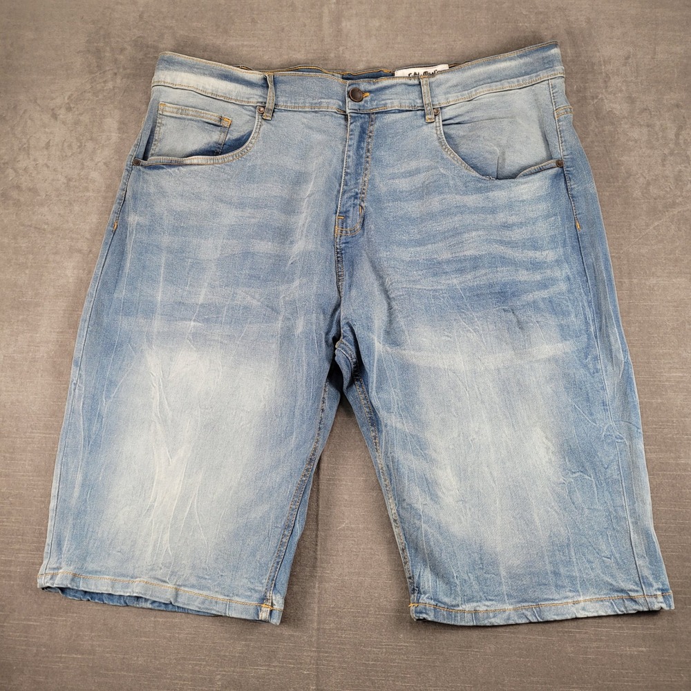 Evolution In Design Slim Fit Jean Shorts Hip Hop Big & Tall‎ Denim 46W